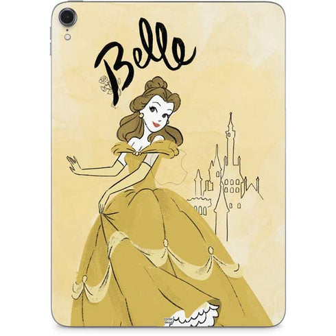 Disney Princess Belle Art Apple iPad Pro Skin
