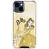 Disney Princess Belle Art iPhone 15 Clear Case