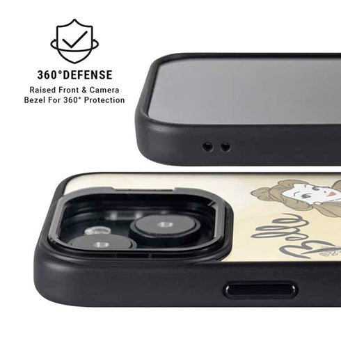 Disney Princess Belle Art iPhone 15 Plus Kickstand Case