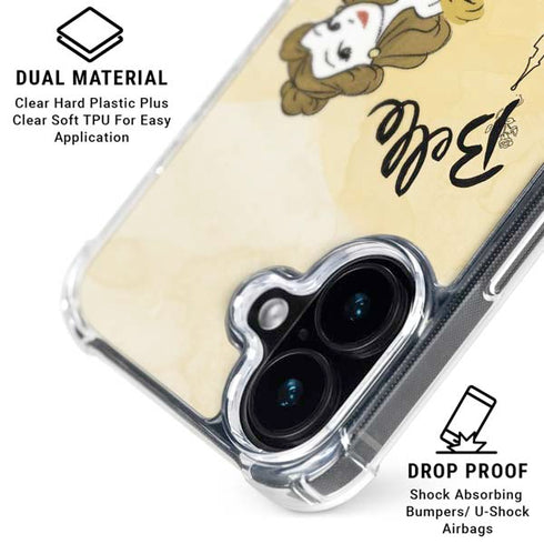 Disney Princess Belle Art iPhone 16 MagSafe Case