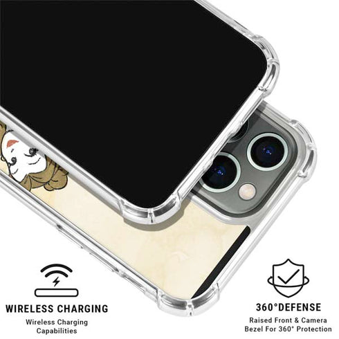 Disney Princess Belle Art iPhone 16 Pro Clear Case