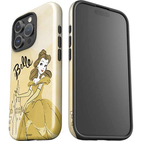 Disney Princess Belle Art iPhone 16 Pro Max Impact Case