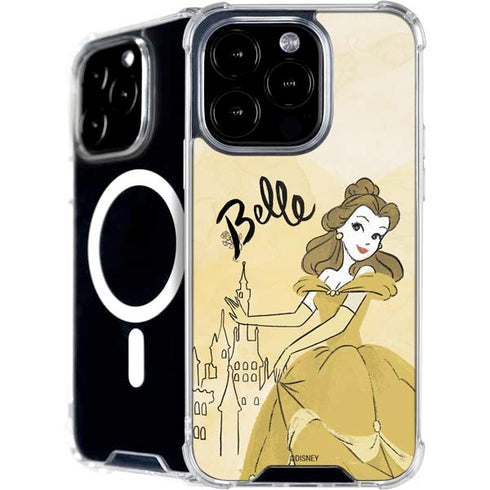 Disney Princess Belle Art iPhone 16 Pro Max MagSafe Case
