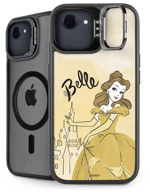 Disney Princess Belle Art iPhone 16e Kickstand Case