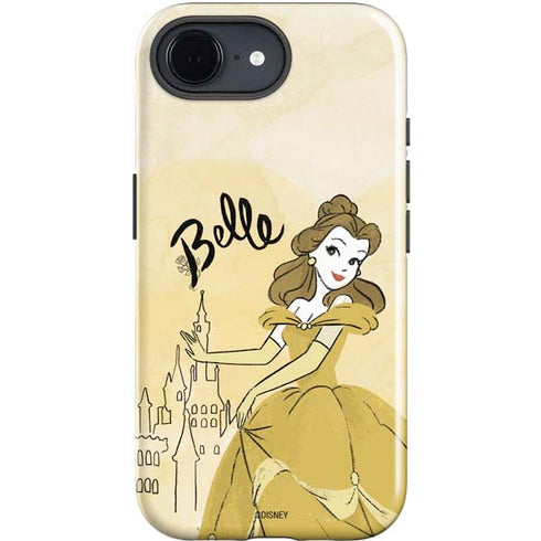 Disney Princess Belle Art iPhone 16e Impact Case