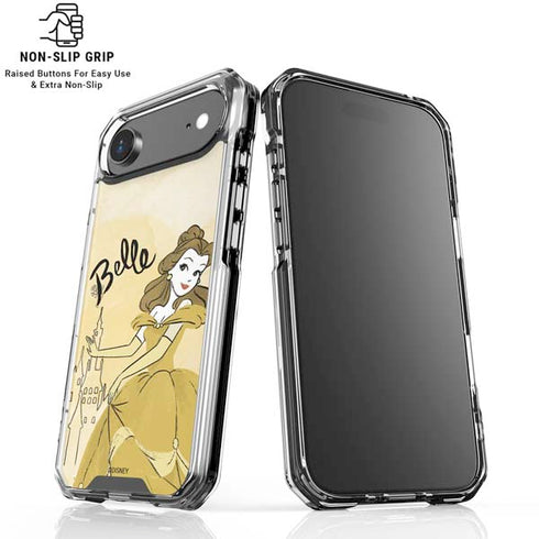 Disney Princess Belle Art iPhone 17 Air Clear Case