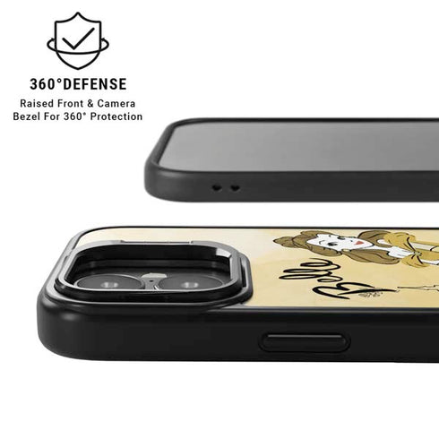 Disney Princess Belle Art iPhone 17 Kickstand Case