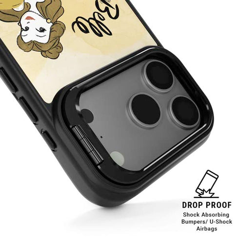 Disney Princess Belle Art iPhone 17 Pro Kickstand Case