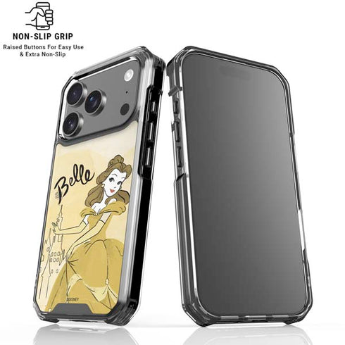 Disney Princess Belle Art iPhone 17 Pro Max Clear Case