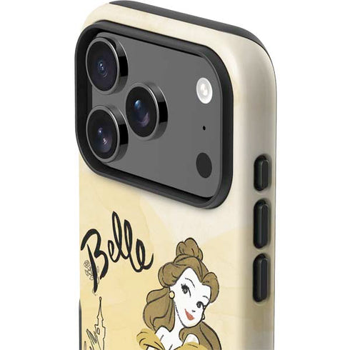 Disney Princess Belle Art iPhone 17 Pro Max Impact Case