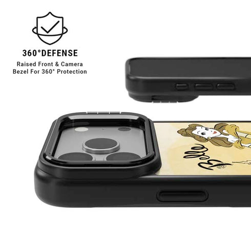 Disney Princess Belle Art iPhone 17 Pro Max Kickstand Case