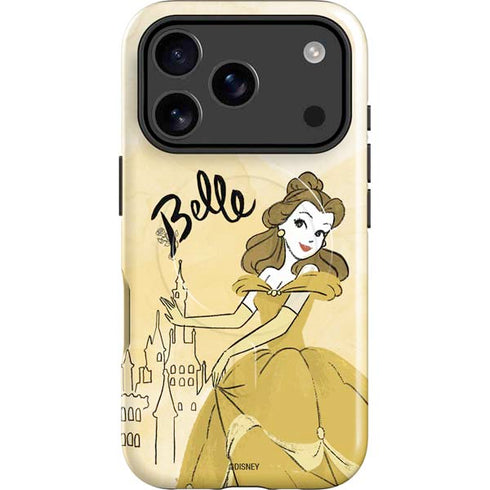 Disney Princess Belle Art iPhone 17 Pro Max Magsafe Impact Case