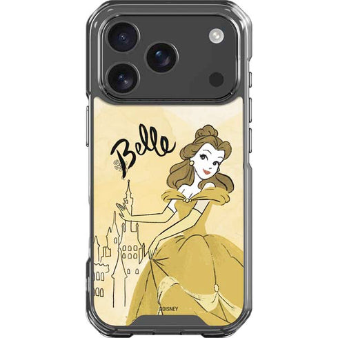 Disney Princess Belle Art iPhone 18 Pro Clear Case