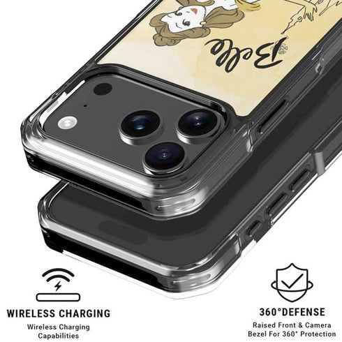 Disney Princess Belle Art iPhone 18 Pro Clear Case