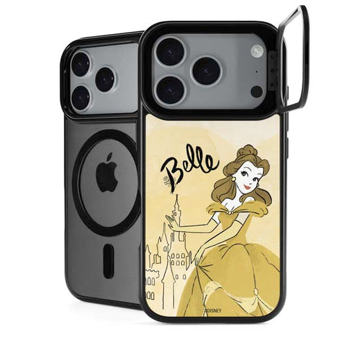 Disney Princess Belle Art iPhone 18 Pro Kickstand Case