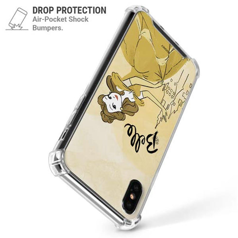 Disney Princess Belle Art iPhone X/XS Clear Case
