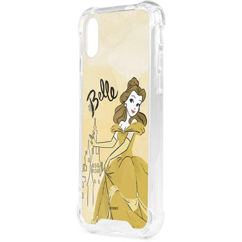 Disney Princess Belle Art iPhone XS Clear Case