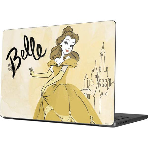 Disney Princess Belle Art Apple MacBook Pro 14-inch Skin
