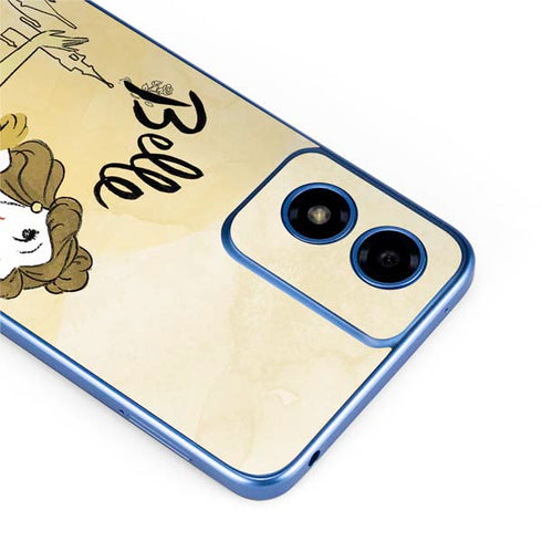 Disney Princess Belle Art Moto G Play 4G (2024) Skin