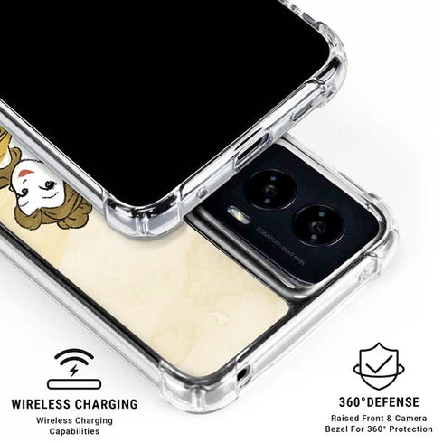 Disney Princess Belle Art Moto G Power 5G (2024) Clear Case