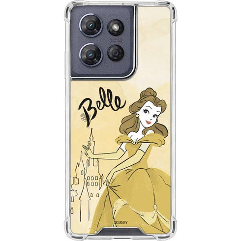 Disney Princess Belle Art Moto G Stylus 5G (2025) Clear Case