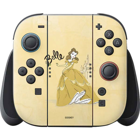 Disney Princess Belle Art Nintendo Skins