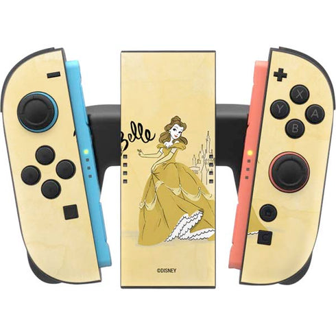 Disney Princess Belle Art Nintendo Switch 2 (2025) Joy-Con Controller Skin