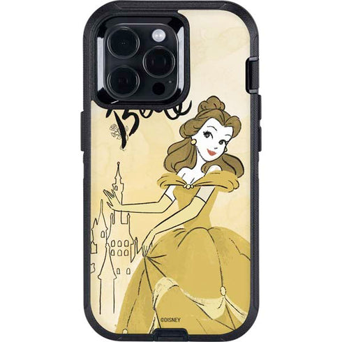 Disney Princess Belle Art Otterbox Defender iPhone Skin