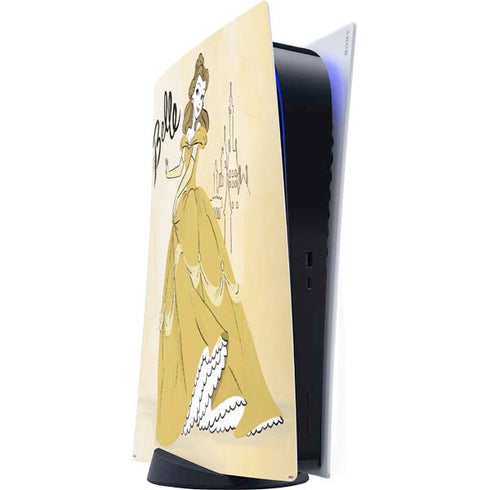 Disney Princess Belle Art PlayStation PS5 Skins