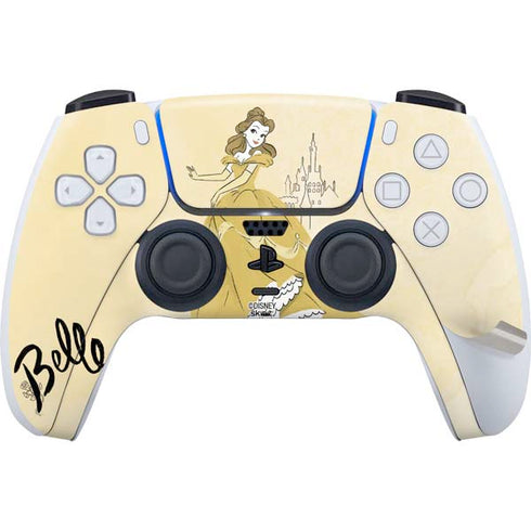 Disney Princess Belle Art PS5 Pro Bundle Skin