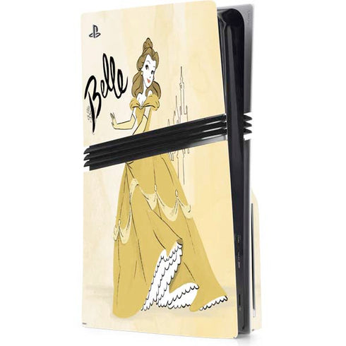 Disney Princess Belle Art PlayStation PS5 Skins