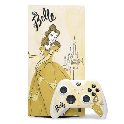 Disney Princess Belle Art Xbox Series X Skins