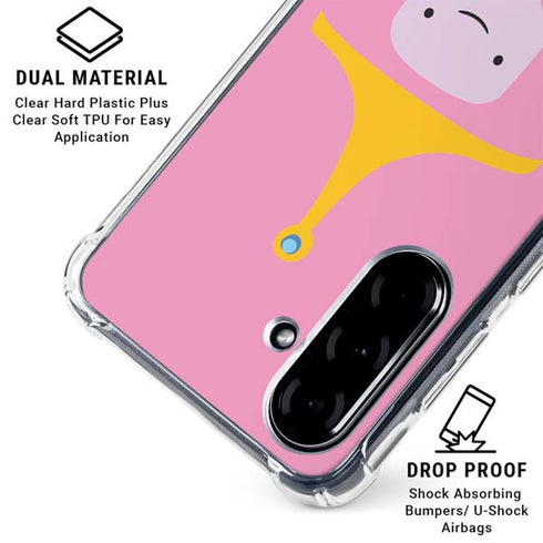 Adult Swim Adventure Time Princess Bubblegum Galaxy A36 5G Clear Case