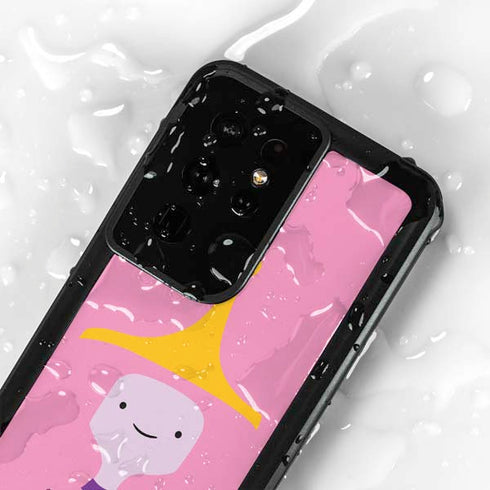 Adult Swim Adventure Time Princess Bubblegum Galaxy S24 Ultra Waterproof Case