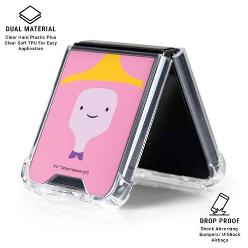 Adult Swim Adventure Time Princess Bubblegum Galaxy Z Flip6 Clear Case