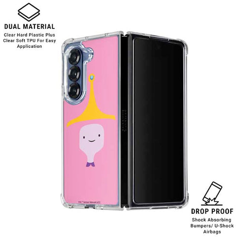 Adult Swim Adventure Time Princess Bubblegum Galaxy Z Fold6 Clear Case