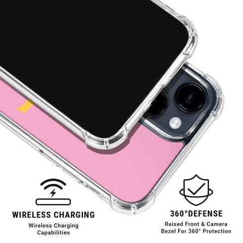 Adult Swim Adventure Time Princess Bubblegum iPhone 15 Clear Case