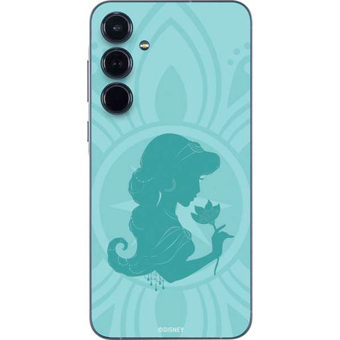 Disney Aladdin Princess Jasmine Silhouette Flower Galaxy A35 5G Skin