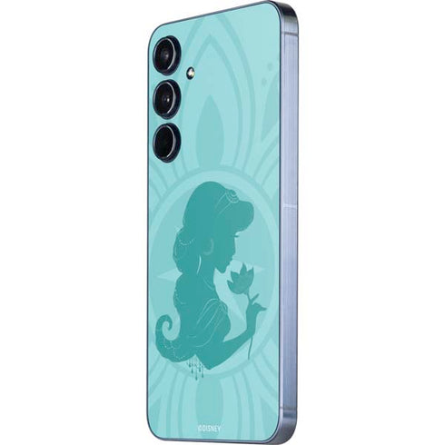 Disney Aladdin Princess Jasmine Silhouette Flower Galaxy A35 5G Skin