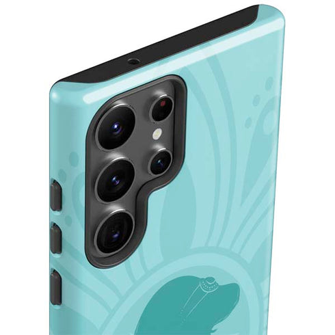 Disney Aladdin Princess Jasmine Silhouette Flower Galaxy S23 Ultra Pro Case