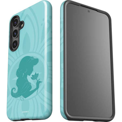Disney Aladdin Princess Jasmine Silhouette Flower Galaxy S25 Impact Case