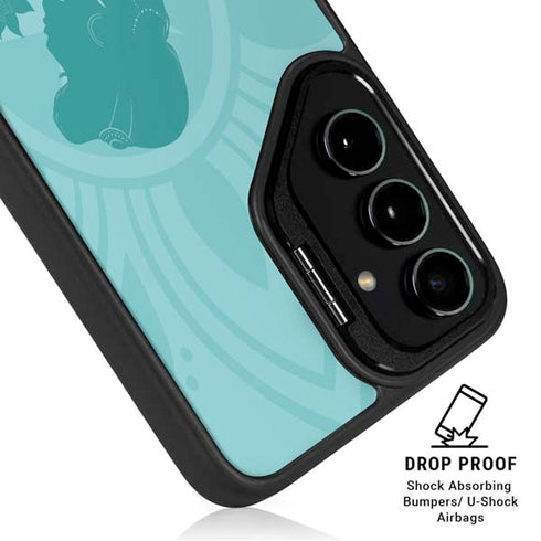 Disney Aladdin Princess Jasmine Silhouette Flower Galaxy S25 Kickstand Case