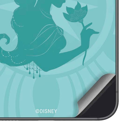 Disney Aladdin Princess Jasmine Silhouette Flower Galaxy S24 Skin
