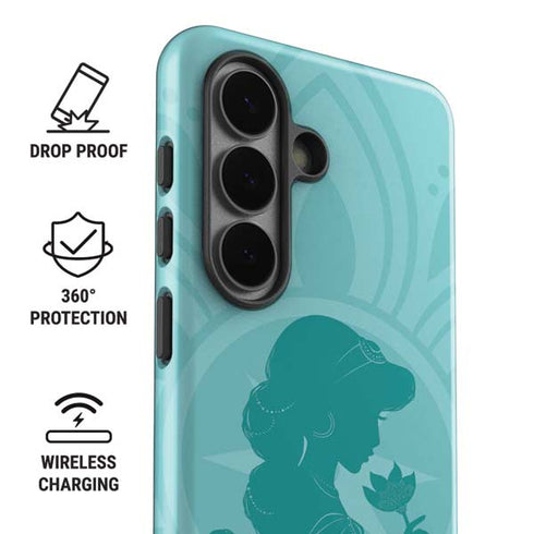 Disney Aladdin Princess Jasmine Silhouette Flower Galaxy S26 Impact Case
