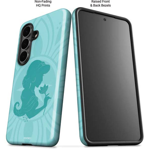 Disney Aladdin Princess Jasmine Silhouette Flower Galaxy S26 Plus Impact Case