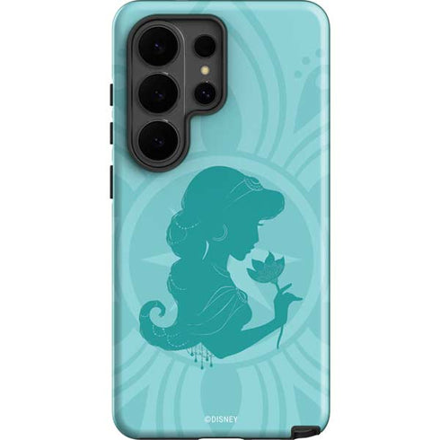 Disney Aladdin Princess Jasmine Silhouette Flower Galaxy S26 Ultra Impact Case