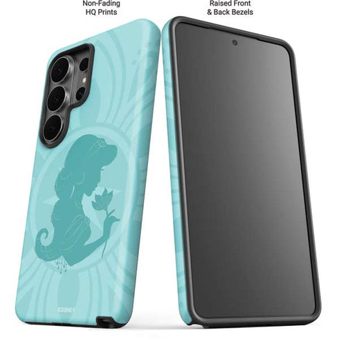 Disney Aladdin Princess Jasmine Silhouette Flower Galaxy S26 Ultra Impact Case