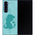 Disney Aladdin Princess Jasmine Silhouette Flower Galaxy Z Fold6 Skin