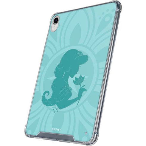 Disney Aladdin Princess Jasmine Silhouette Flower iPad 11th Gen (2025) Clear Case