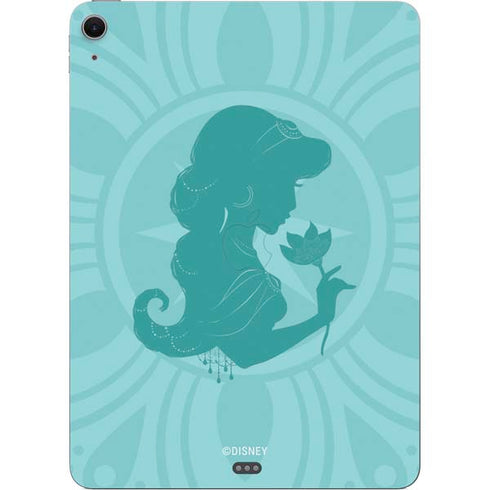 Disney Aladdin Princess Jasmine Silhouette Flower Apple iPad Air Skin